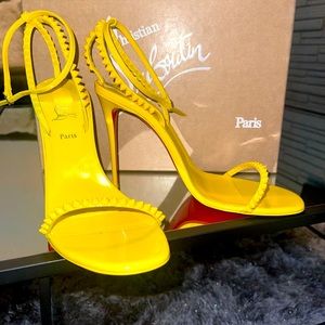 Christian Louboutin Yellow Heels